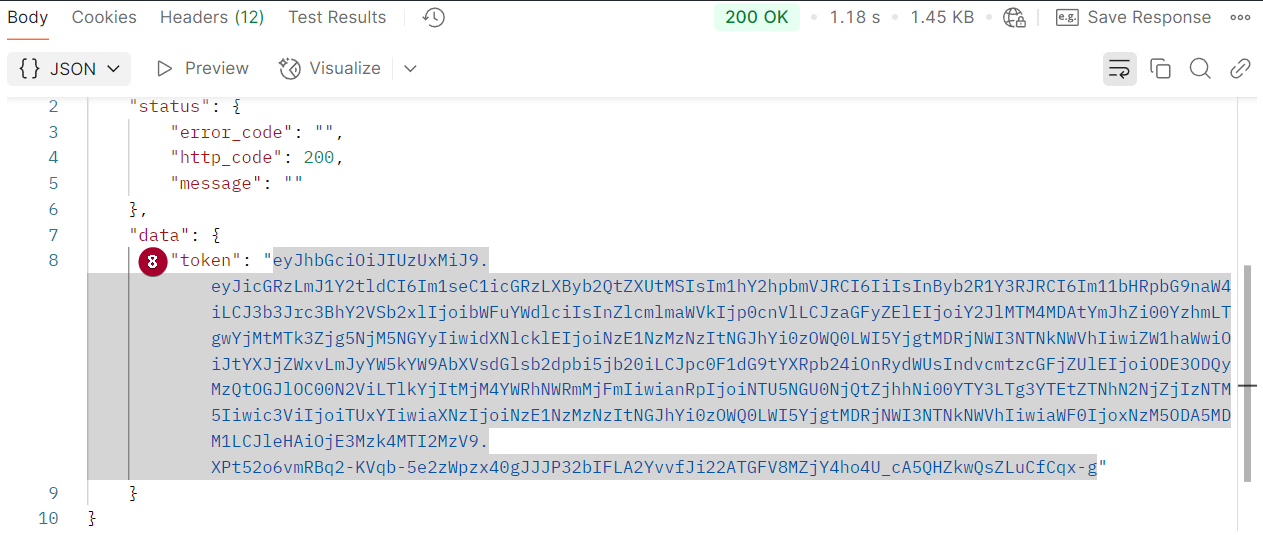 How to use Multilogin API as a team member with Postman reference visual 10